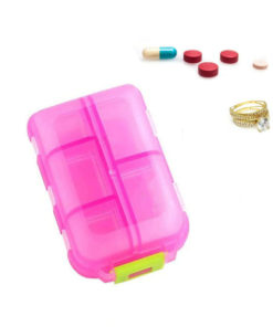 7-Day Pill Organizer Box (10 Compartments)