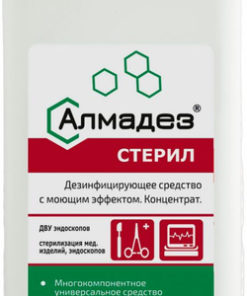 AlmaDez-Steril Concentrate: 1L Disinfectant & Sterilizer