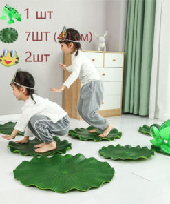 Lotus Leaf EVA Sensory Mats for Kids' Outdoor Play