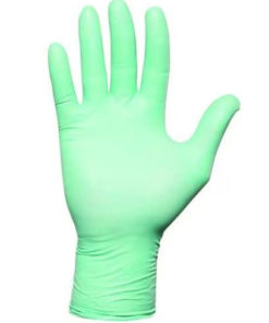 Neoprene Gloves, Light Green, XS (5.5-6), 100 pcs (50 pairs), Powder-Free, Non-Sterile