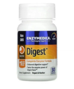Enzymedica Digest: 30 Capsules, 350mg Digestive Enzyme Supplement