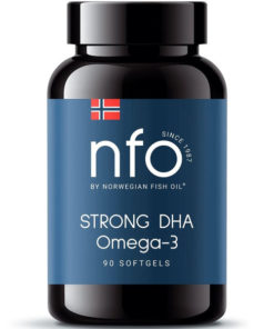 Norwegian Omega-3 Fish Oil 1007mg DHA Capsules (90 Count)