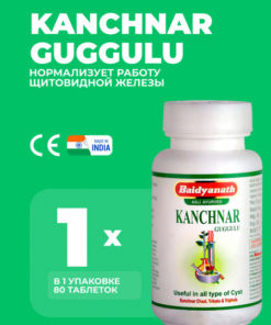 Kanchnar Guggulu 80 Tablets (Baidyanath)
