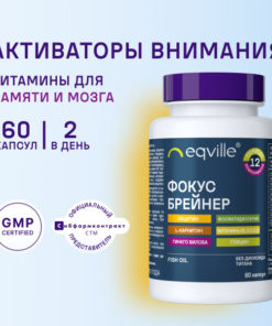Brain & Memory Support: Glycine, Lecithin & Ginkgo Biloba Supplement (60 Capsules)