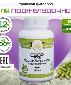 Herbal Supplement for Pancreas Support - 60 Vegan Capsules