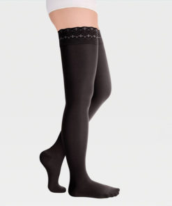 Black Compression Stockings, Class 2 Compression (Ecoten)