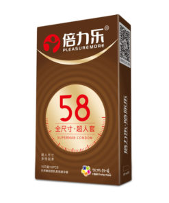 BLL Condoms: Natural Latex, 0.02mm Thin, XXL (58mm), 10 Pack