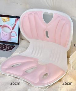 Kids Posture Corrector Seat Cushion - Pink Orthopedic Chair Pad