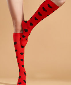 Compression Socks Red Heat: Black & Red (1 Pair)