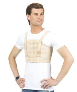 Men's Chest Brace BGC-423, Beige, Size Small