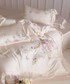 Italian Tencel Bedding Set: Duvet Cover, Euro Pillowcases (50x70)
