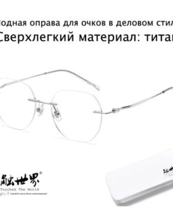 World-Class Rimless Eyeglass Frames