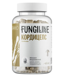Cordyceps Capsules (120 Count) - Dr. Vishnevsky's Mushroom Pharmacy (Fungiline)