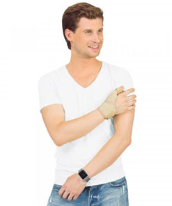 Wrist Brace with Thumb Spica Support (ORTO) Beige, Small