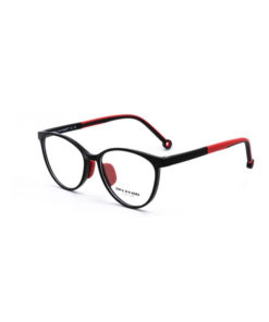 CALANDO 2236 C1 Black/Red Medical Eyeglass Frames