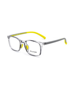 Calando 51572 C2 Eyeglasses: Grey Crystal/Yellow Frames