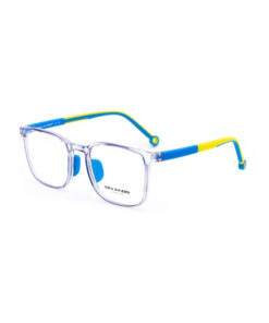 CALANDO 2228 C7 Blue Crystal Eyeglass Frames