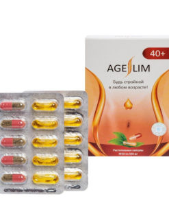 AgeSlim 40+ Capsules (20 x 0.5g)