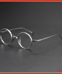 Lightweight Titanium Eyeglass Frames: Pure Titanium, Black
