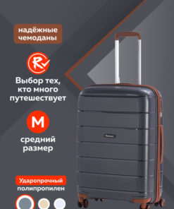 Robinson 67cm Polypropylene Suitcase (65L)