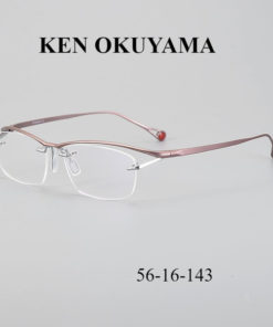 Pure Titanium Kiyoyuki Okuyama KO-229 Rimless Glasses for Men & Women