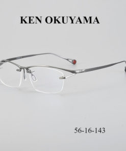 Pure Titanium Kiyoyuki Okuyama KO-229 Rimless Glasses for Men & Women