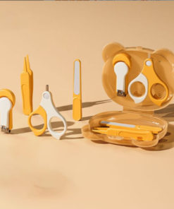 Baby Nail Care Kit: Newborn Safe Scissors, Clippers & File (0+)