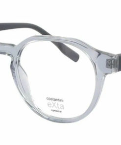Costantini EXTA 25069-333 Unisex Geometric Eyeglass Frames - Clear Plastic