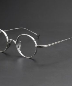 Titanium Eyeglass Frames: Lightweight & Durable Silver Rimless