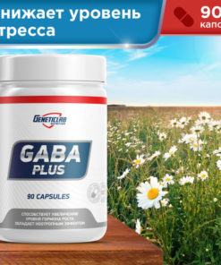 GABA 90 Capsules: Geneticlab Nutrition GABA Plus Supplement