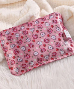 Rechargeable Hand Warmer: Strawberry Rabbit Electric Hot Water Bag