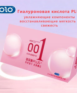 OLO Ultra-Thin Condoms with Hyaluronic Acid PLUS - 10 Count