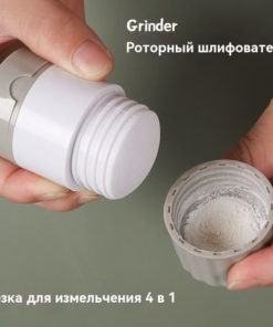 Pill Crusher with Stainless Steel Blade & Removable Cup