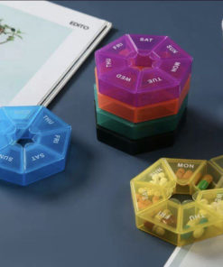 Weekly Pill Organizer: Portable Travel Pill Case