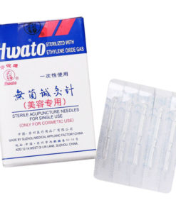 Sterile Acupuncture Needles 0.19x10mm (100 Pack) for Face & Su Jok