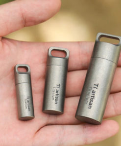 Titanium Pill Case Set (S, M, L) - EDC