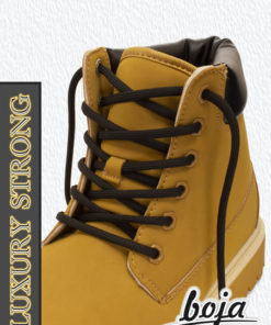 Boja LUX Black Round Shoe Laces (120cm) - Boots, Sneakers, & More