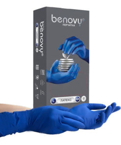 Latex Exam Gloves, Powder-Free, High Risk, 25 Pairs/Box