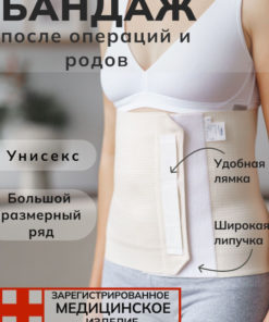 Post-Surgery Abdominal Binder: Men's & Women's Postpartum & C-Section Support Belt
