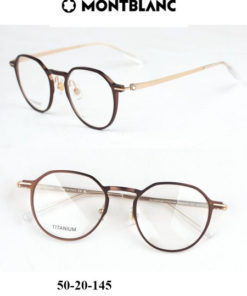 Montblanc MB0233O Titanium Eyeglass Frames for Myopia