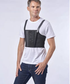 Men's Chest Support Bandage BGC-423 - Black, Large