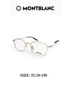 Montblanc MB0371OA Titanium Eyeglass Frames for Myopia