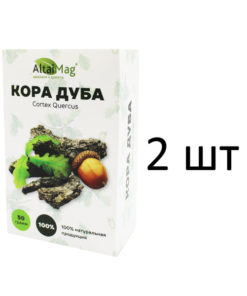 Altaymag Oak Bark Powder, 50g (2 Pieces)