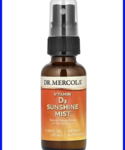 Dr. Mercola Sunshine Mist Vitamin D3 Oral Spray - Orange Flavor, 25ml