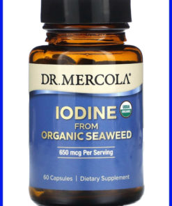 Dr. Mercola Kelp Iodine Supplement - 325mg, 60 Capsules