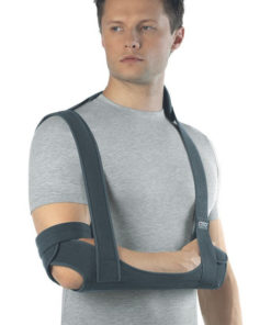 L Size Orthopedic Shoulder Support with Stiffening Ribs (TSU 233)