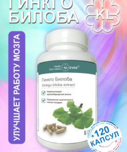 Ginkgo Biloba 120 Capsules: Boost Brain, Memory, Focus & Nerve Function