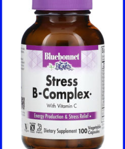 Bluebonnet Nutrition B-Complex: Stress Relief Vitamins - 100 Vegan Capsules