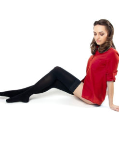 Luomma Idealista Black Compression Stockings (Class 1)