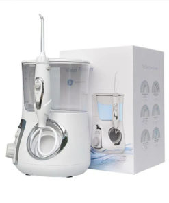 Waterpik WP-700 EU Style Oral Irrigator: 700ml Family Dental Flosser with 10 Modes & 5 Tips